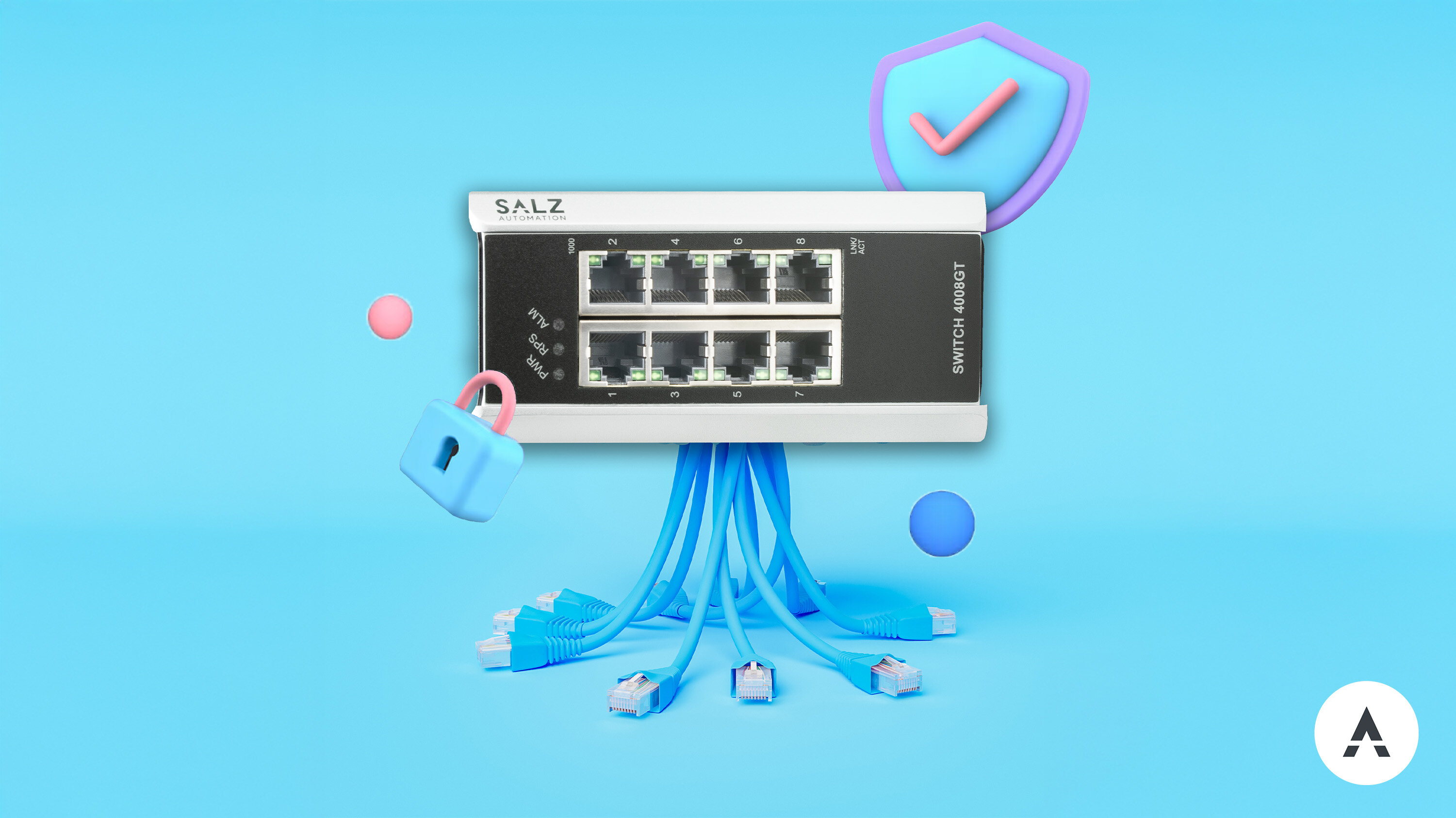 Industrial lite-managed Switch from SALZ Automation