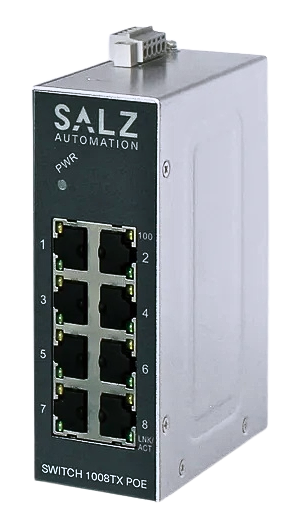 SALZ Automation Industrial Ethernet PoE Switch